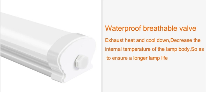 IP65 Waterproof Motion Sensor LED Tri-Proof Light Outdoor Lamp Moisture Proof Tube Light 1.2m 36W