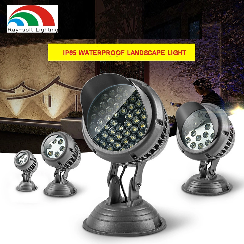 12W IP65 LED Waterproof Exterior Light Landscape Spot LED Garden Light Outdoor Flood Lamp